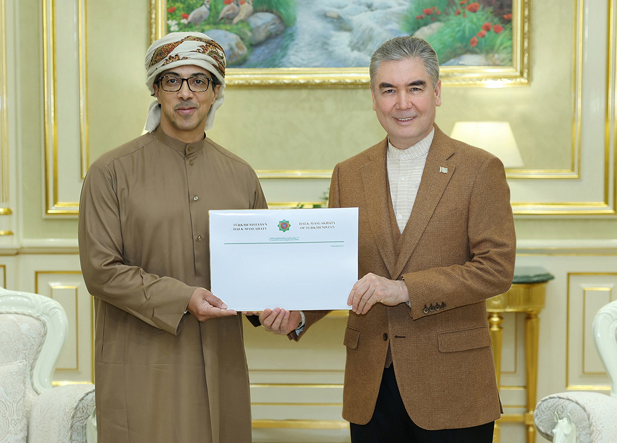 Türkmen halkynyň Milli Lideri, Türkmenistanyň Halk Maslahatynyň Başlygynyň BAE-niň wise-prezidenti, Premýer-ministriniň orunbasary bilen duşuşygy